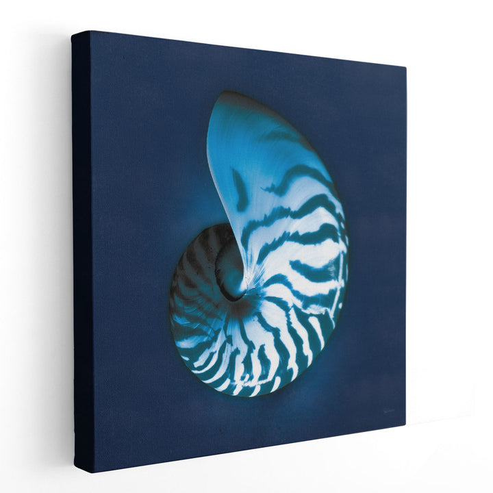 Cyanotype Sea I - Canvas Print Wall Art