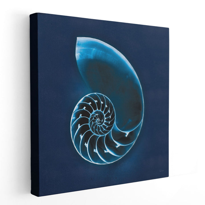 Cyanotype Sea II - Canvas Print Wall Art