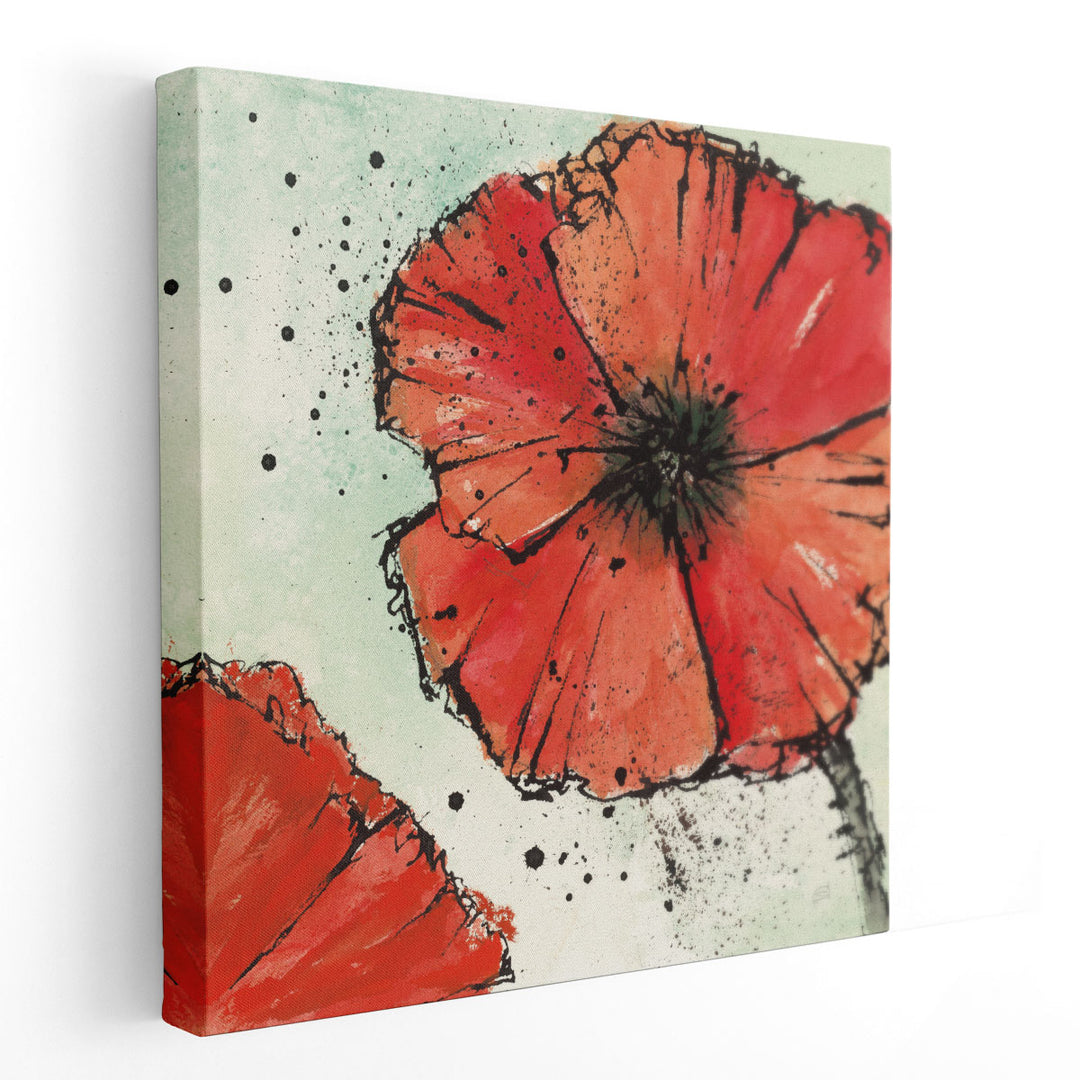 Not a California Poppy IV - Canvas Print Wall Art