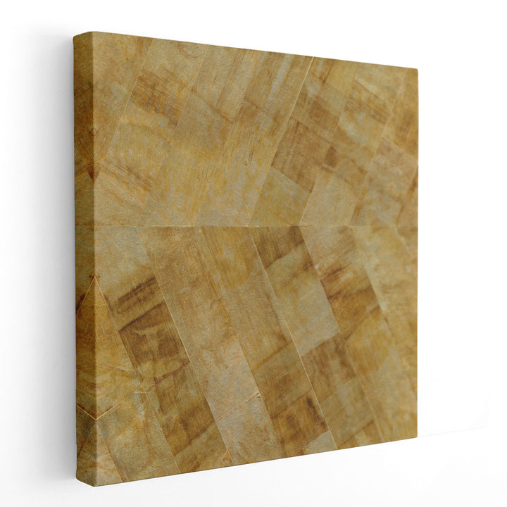 Gilded Herringbone II - Canvas Print Wall Art