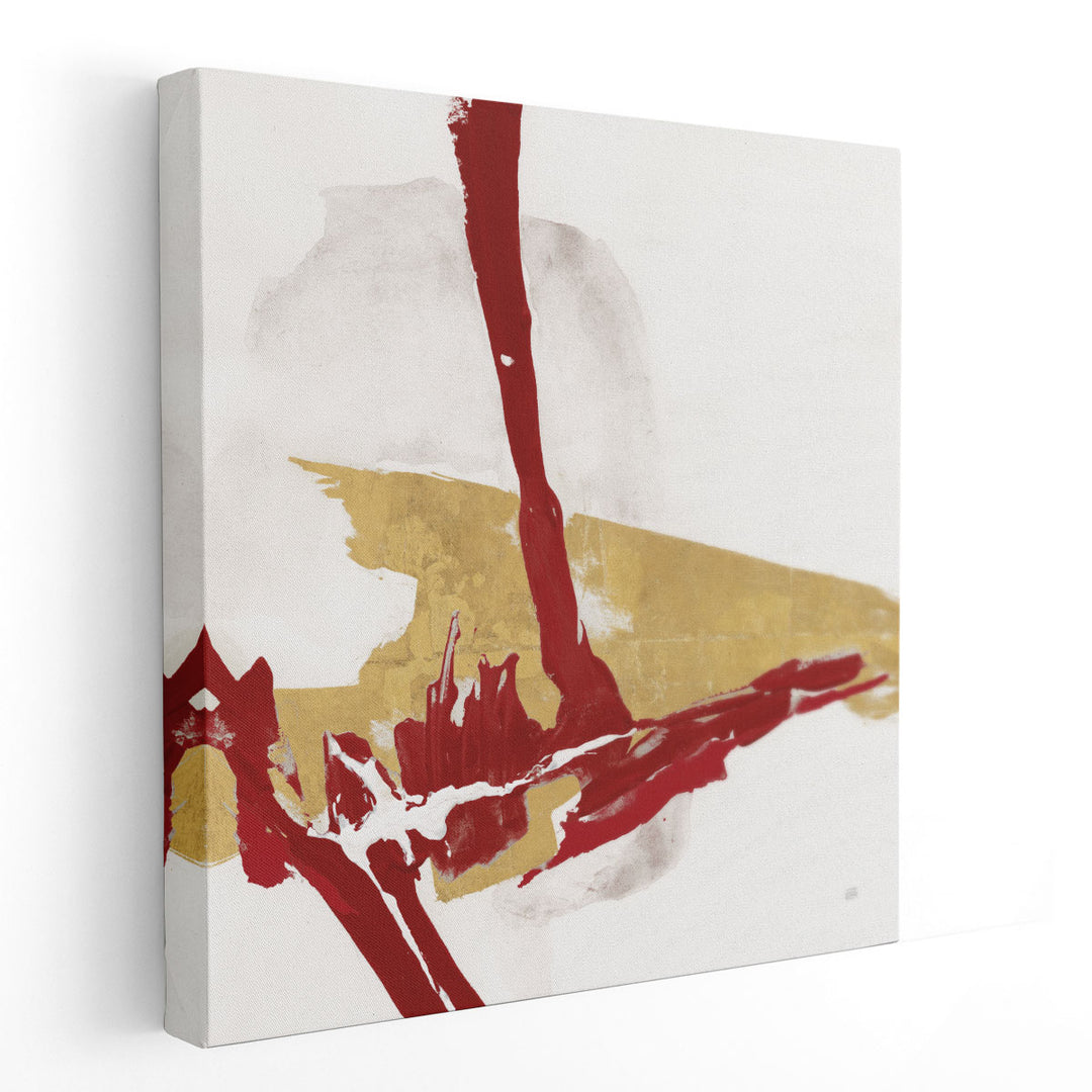 Red Gold IV - Canvas Print Wall Art