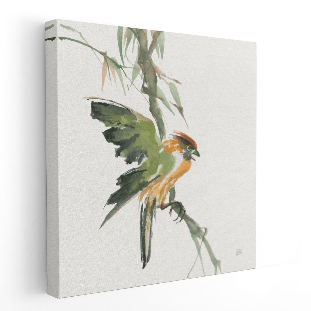 Formosan Firecrest - Canvas Print Wall Art