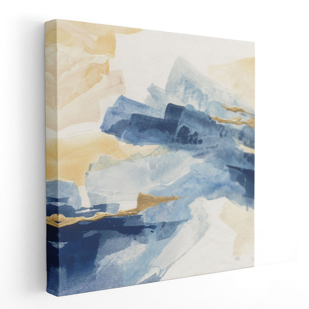 Gilded Indigo I - Canvas Print Wall Art