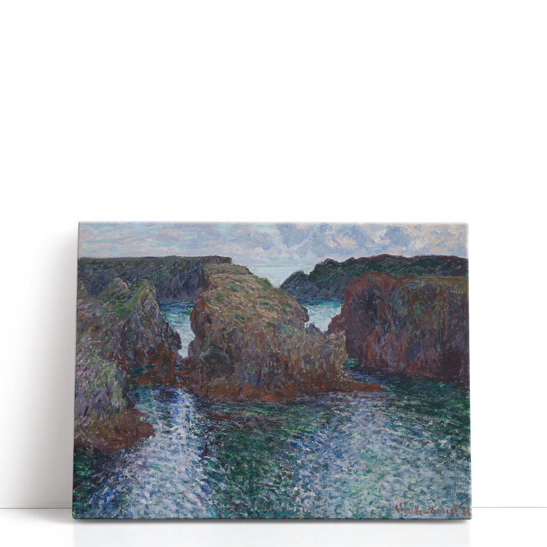 Rocks at Port-Goulphar, Belle-Ile, 1886 - Canvas Print Wall Art