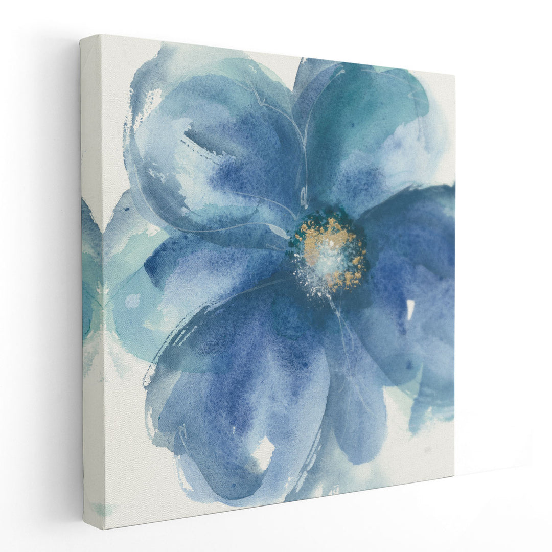 Indigo Mint III - Canvas Print Wall Art