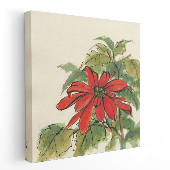 Poinsettia I - Canvas Print Wall Art