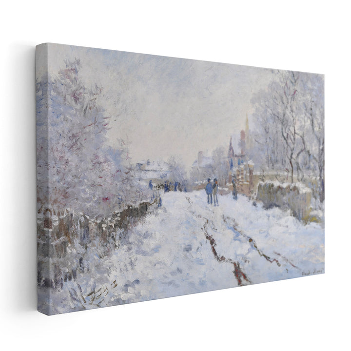Snow at Argenteuil, 1874–1875 - Canvas Print Wall Art