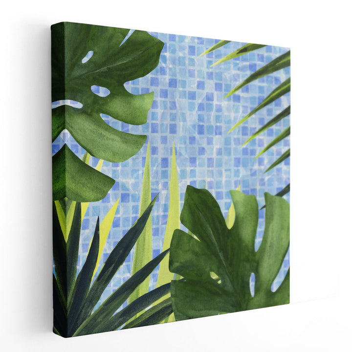 Poolside Shade I - Canvas Print Wall Art