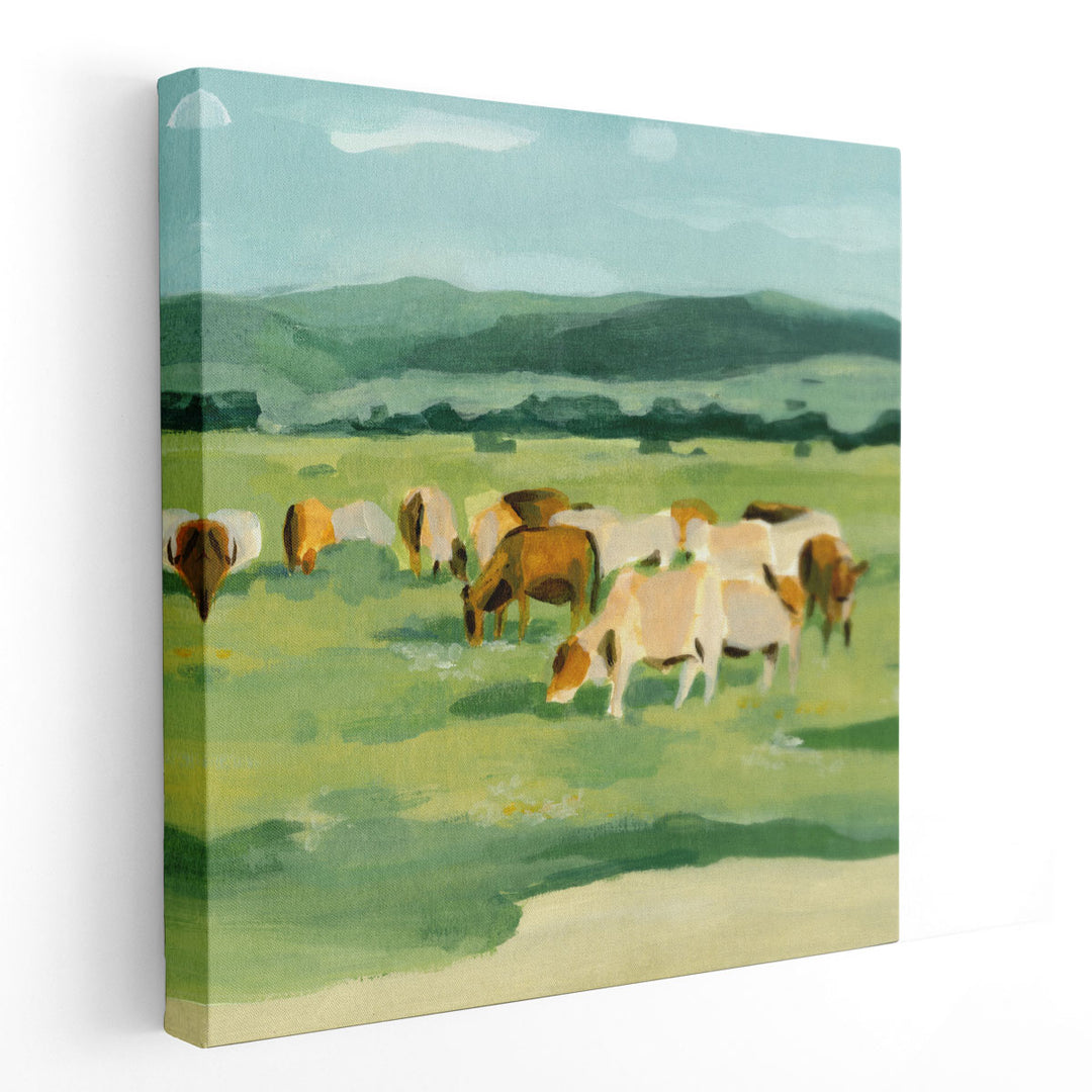 Rural Fields I - Canvas Print Wall Art