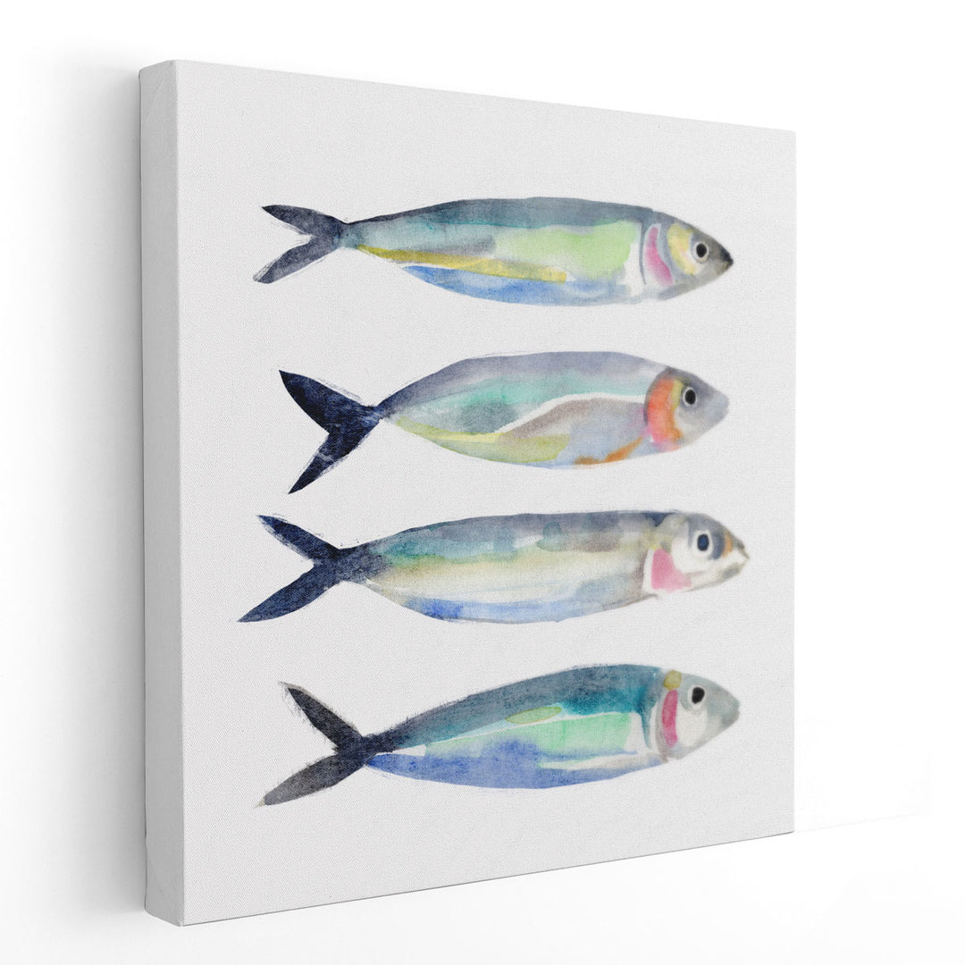 Sardine Team I - Canvas Print Wall Art