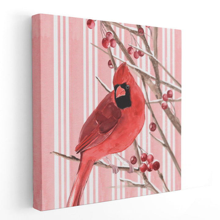 Winter Cardinal I - Canvas Print Wall Art