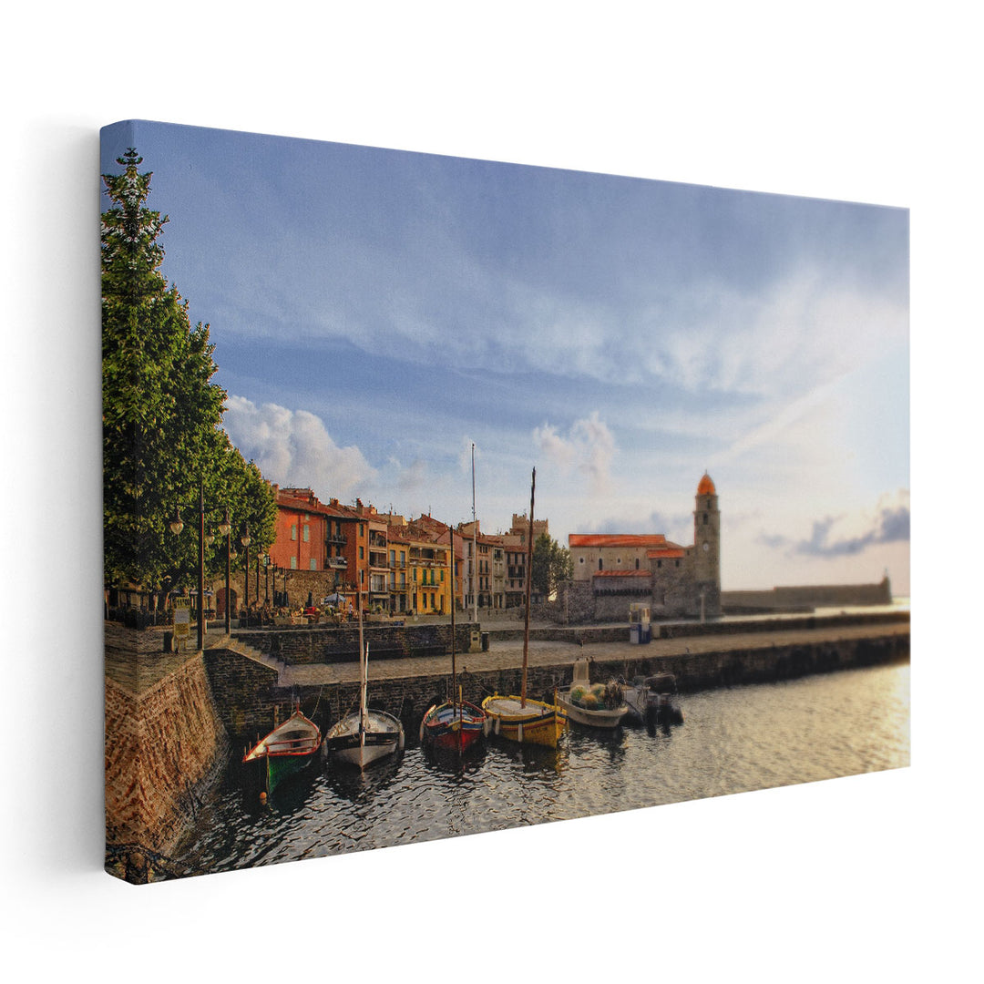 Castle On The Coast - Canvas Print Wall Art