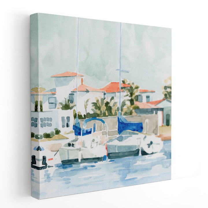 Beach Town Summer II - Canvas Print Wall Art