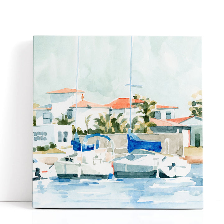 Beach Town Summer II - Canvas Print Wall Art