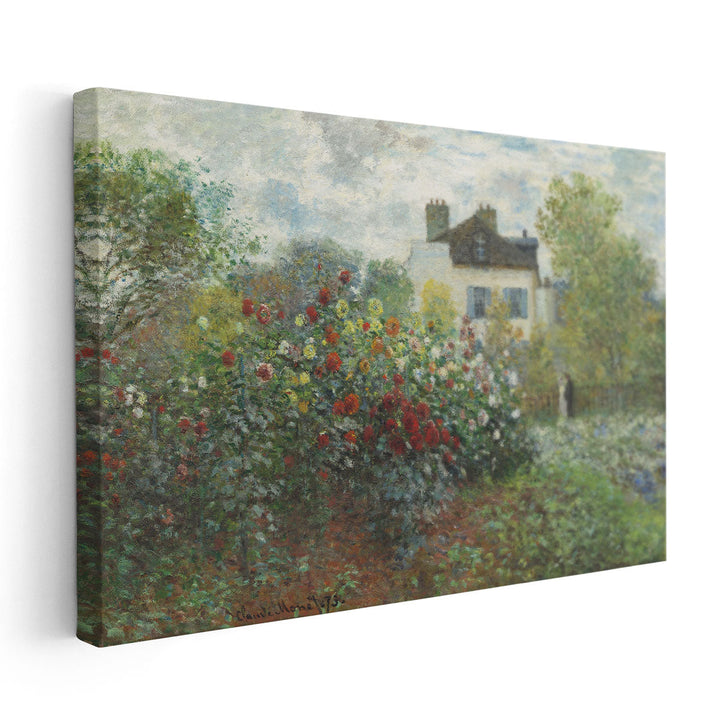 The Artist's Garden in Argenteuil, 1873 - Canvas Print Wall Art