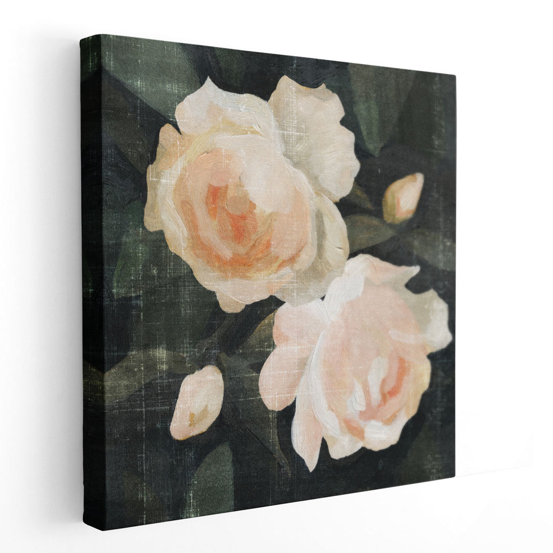 Soft Garden Roses I - Canvas Print Wall Art