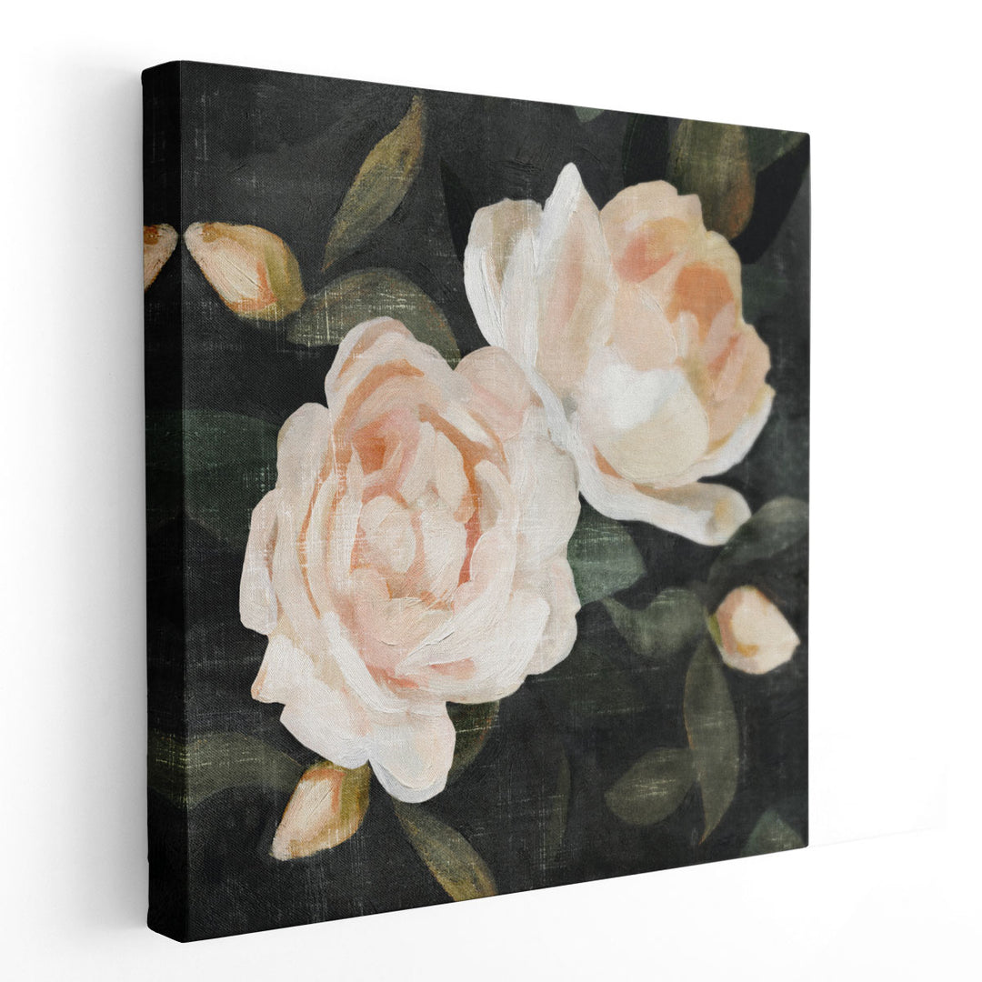 Soft Garden Roses II - Canvas Print Wall Art