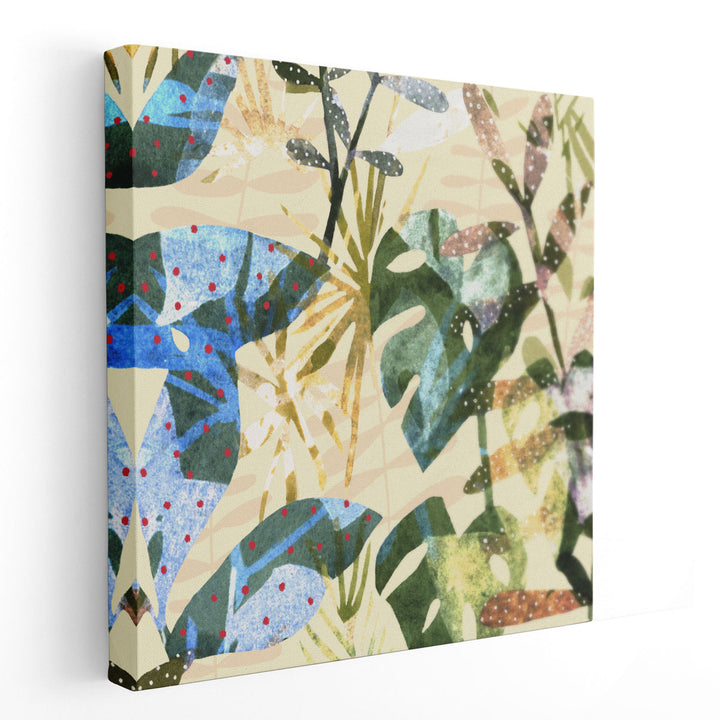 Technicolor Jungle IV - Canvas Print Wall Art