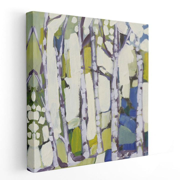 Birch in Summer I - Canvas Print Wall Art