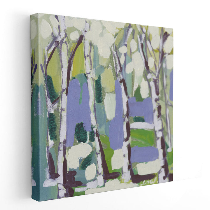 Birch in Summer II - Canvas Print Wall Art