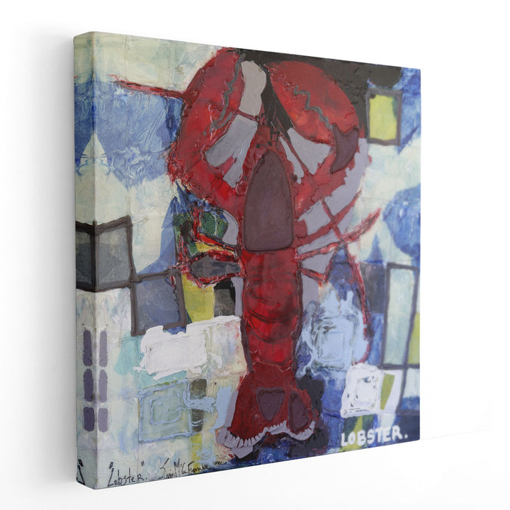 Brilliant Maine Lobster I - Canvas Print Wall Art