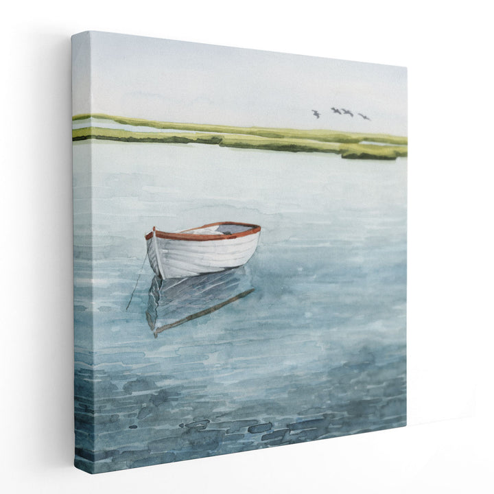 Anchored Bay I - Canvas Print Wall Art