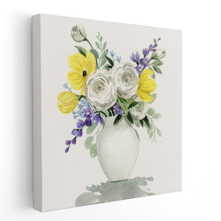 Bouquet Shadows I - Canvas Print Wall Art