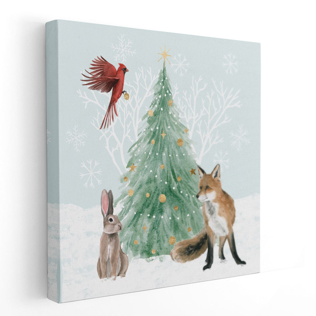 Christmas In The Forest I - Canvas Print Wall Art