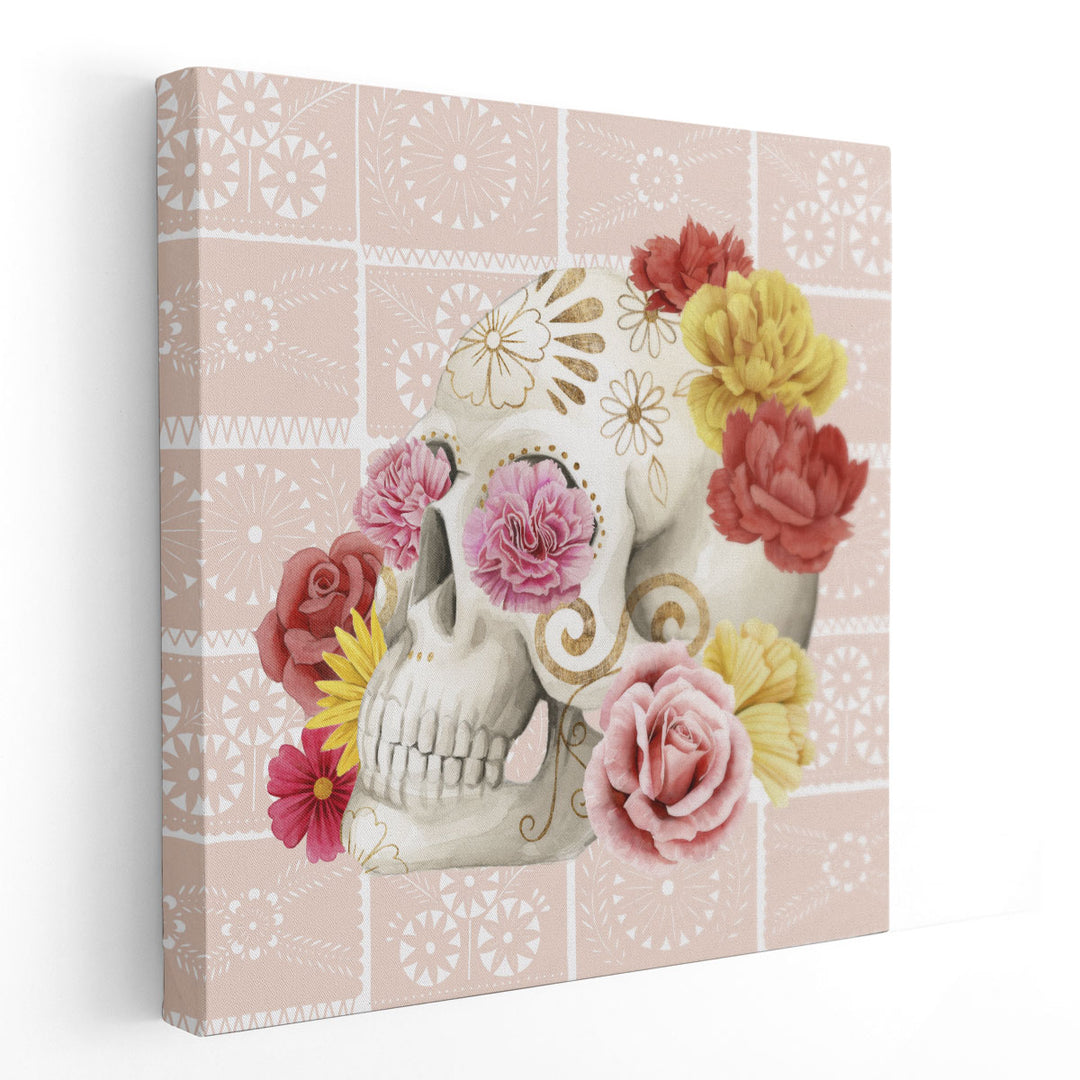 Fiesta De La Vida Muertos III - Canvas Print Wall Art