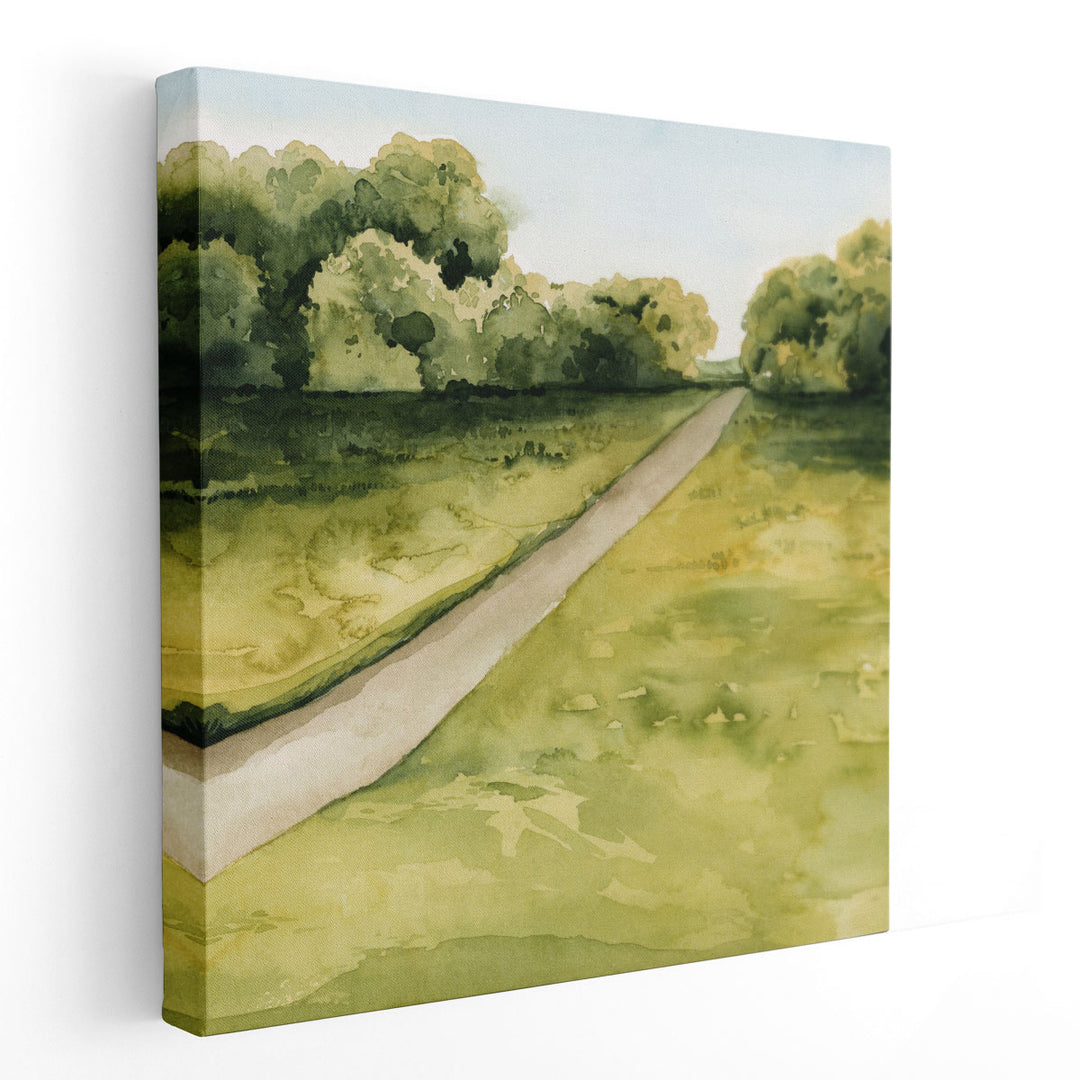 Golden Walk I - Canvas Print Wall Art