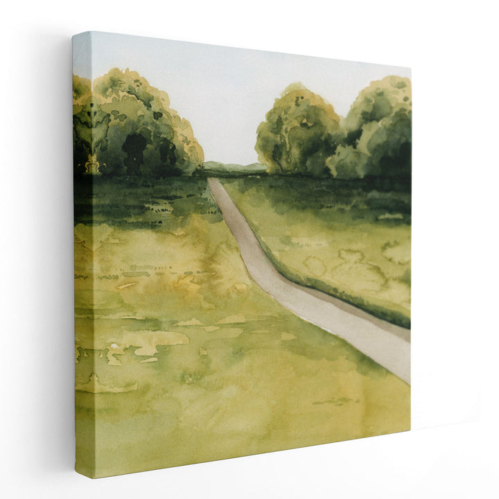 Golden Walk II - Canvas Print Wall Art