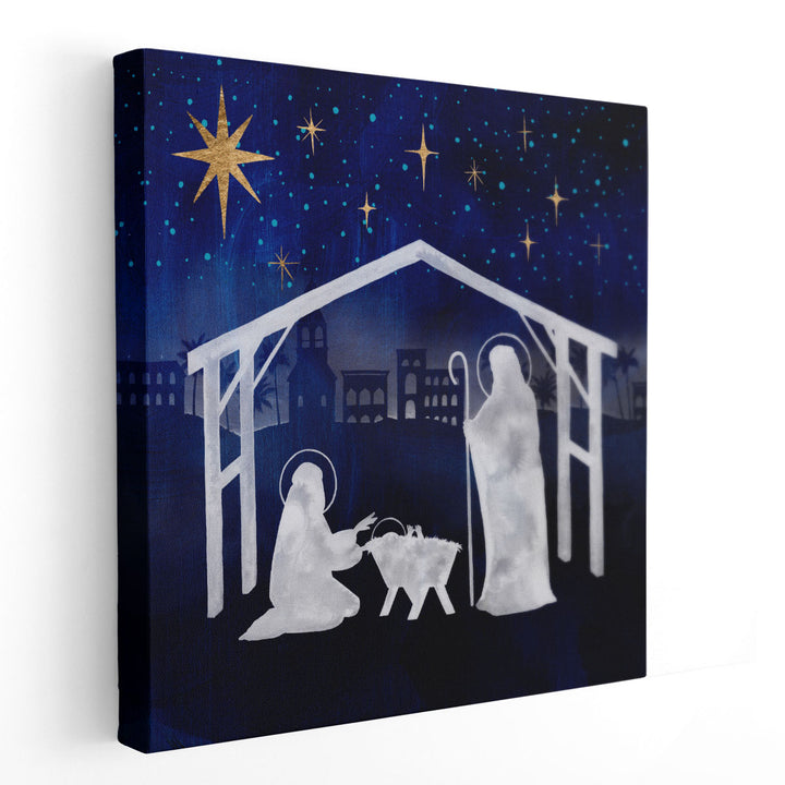 Midnight Star Of Bethlehem I - Canvas Print Wall Art