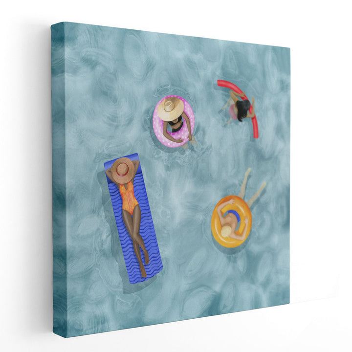 Poolside I - Canvas Print Wall Art