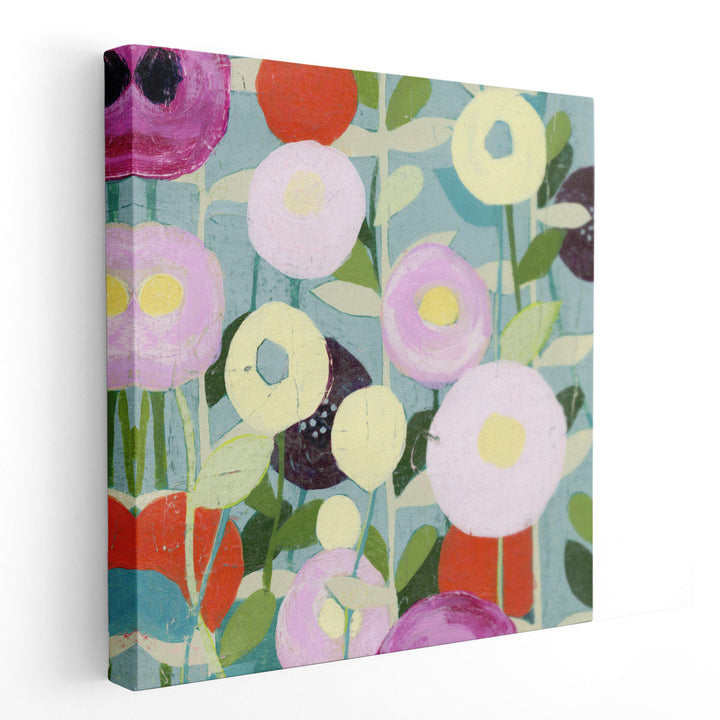 Poppy Strata I - Canvas Print Wall Art