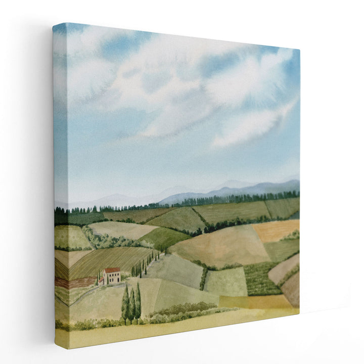 Tuscan Farmland I - Canvas Print Wall Art