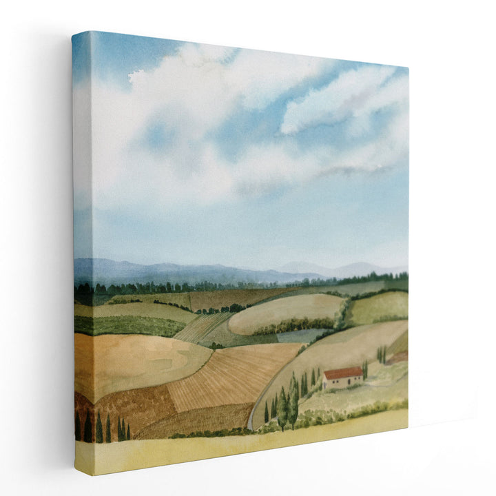 Tuscan Farmland II - Canvas Print Wall Art