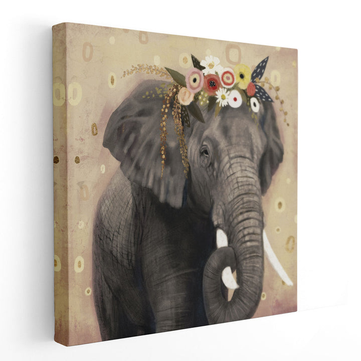 Klimt Elephant I - Canvas Print Wall Art