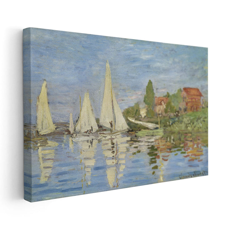 Regattas at Argenteuil, 1872 - Canvas Print Wall Art