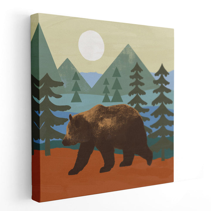 Trailside Animals I - Canvas Print Wall Art