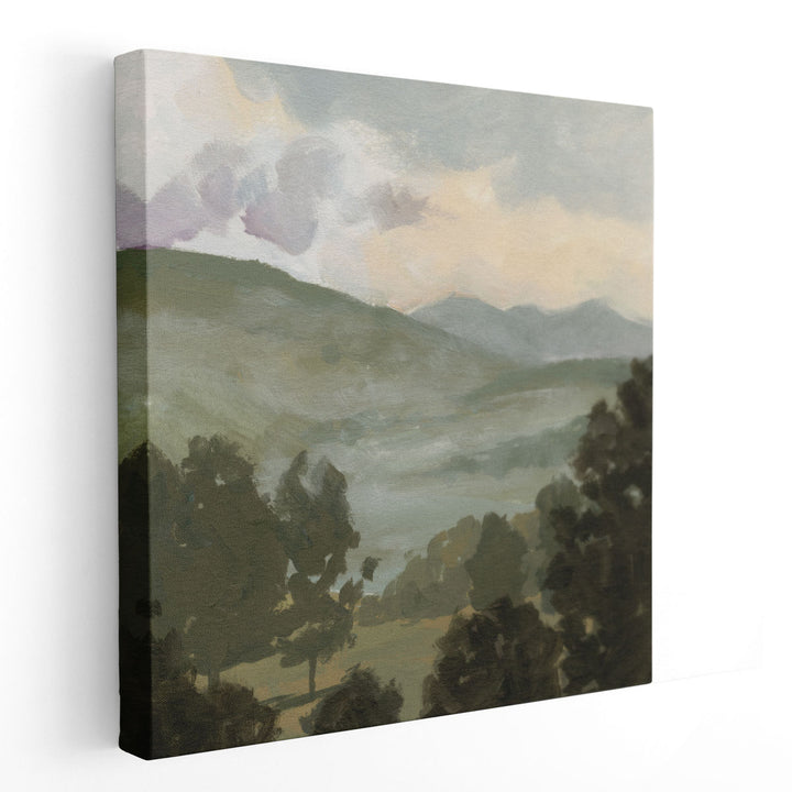 Valley Through The Trees I - Canvas Print Wall Art