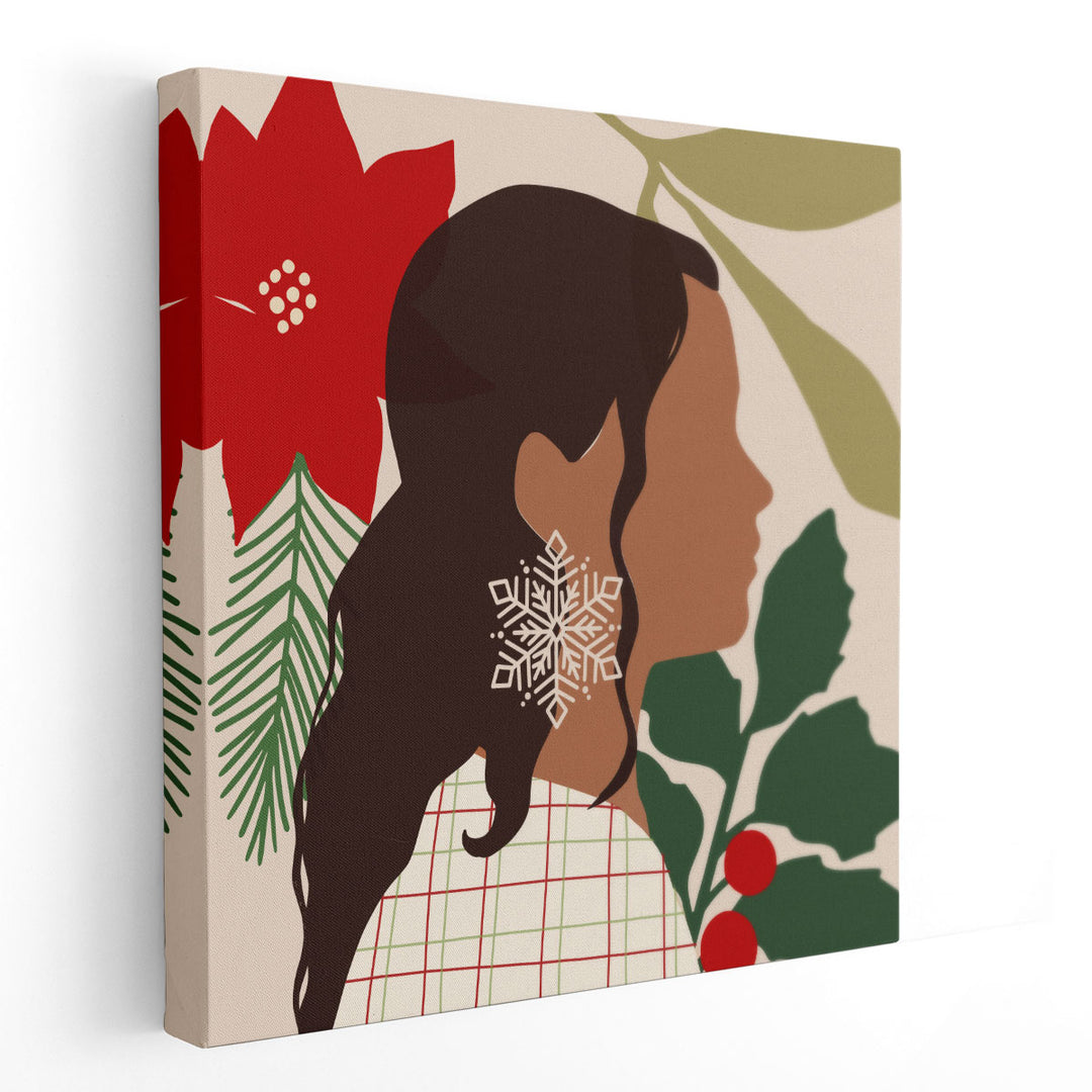 Christmas Earring III - Canvas Print Wall Art