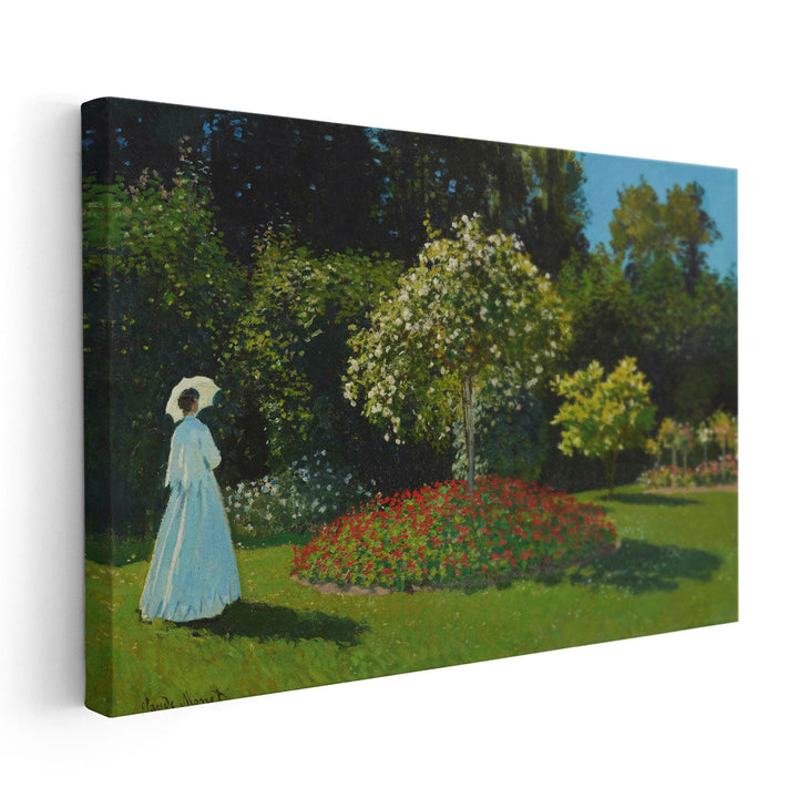 lady in the Garden,1867 - Canvas Print Wall Art