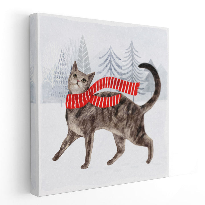 Christmas Cats & Dogs I - Canvas Print Wall Art