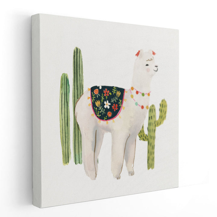 Sweet Alpaca III - Canvas Print Wall Art