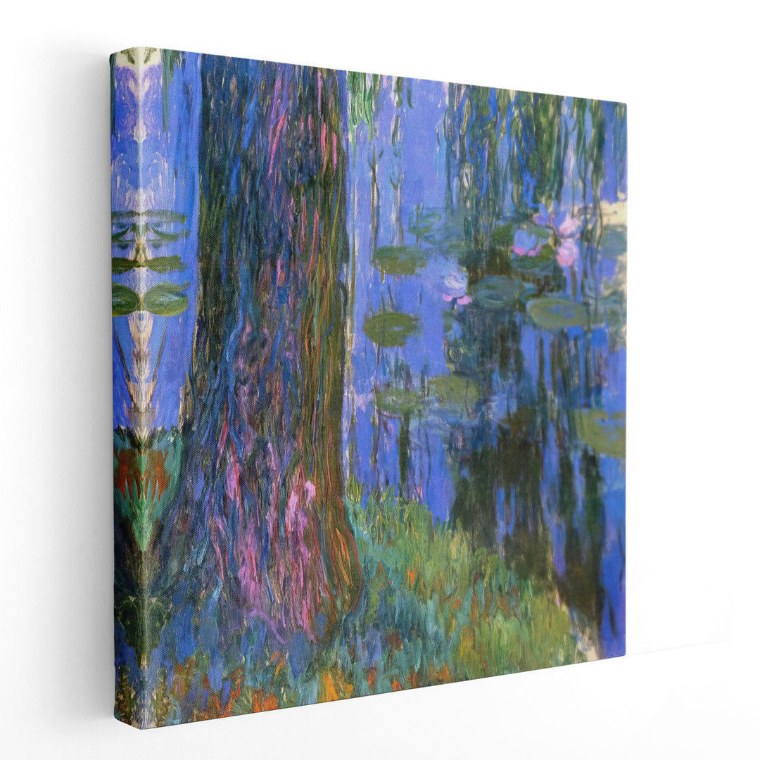 Weeping Willow and Water-Lily Pond, 1916 - 1919 - Canvas Print Wall Art