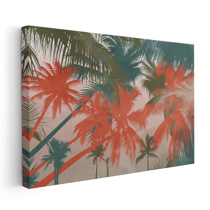 Colorful Palm - Canvas Print Wall Art