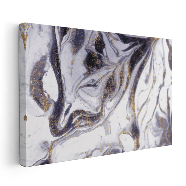 Amethyst Rivers Flow - Canvas Print Wall Art