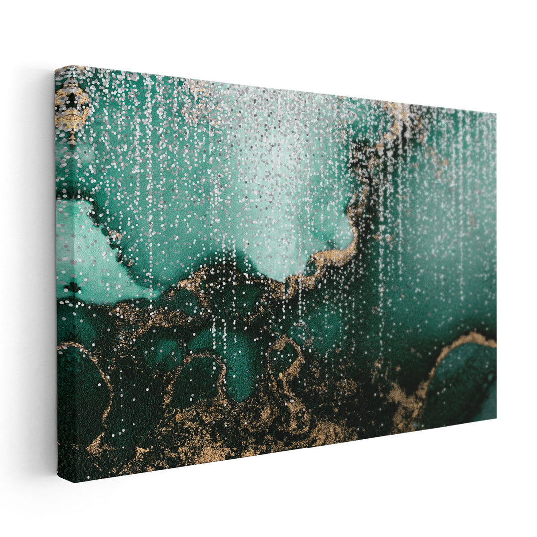 Emerald Marble - Canvas Print Wall Art