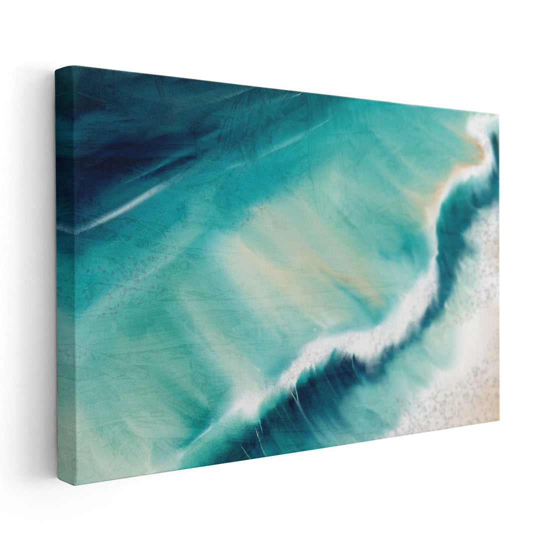 Ariel Ocean - Canvas Print Wall Art