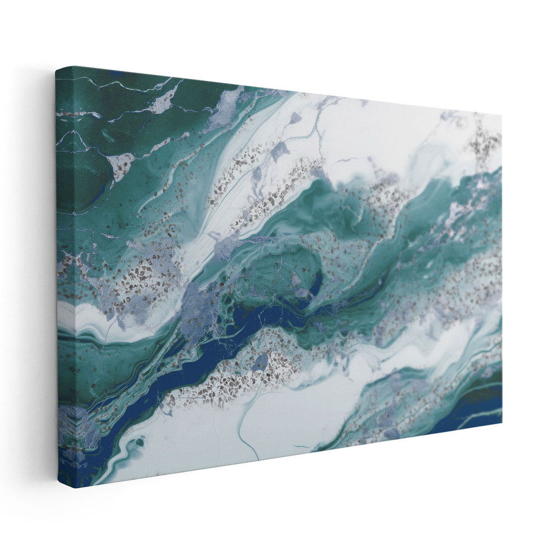 Rivers Of Blue - Canvas Print Wall Art